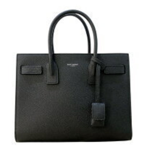 Saint Laurent Sac Jour Black Leather Handbag - Picture 1 of 7